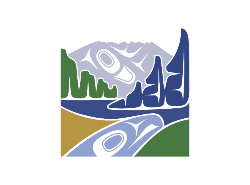 Indigenous-designed BVCU logo created by Wet'suwet'en artist Stephanie Anderson.